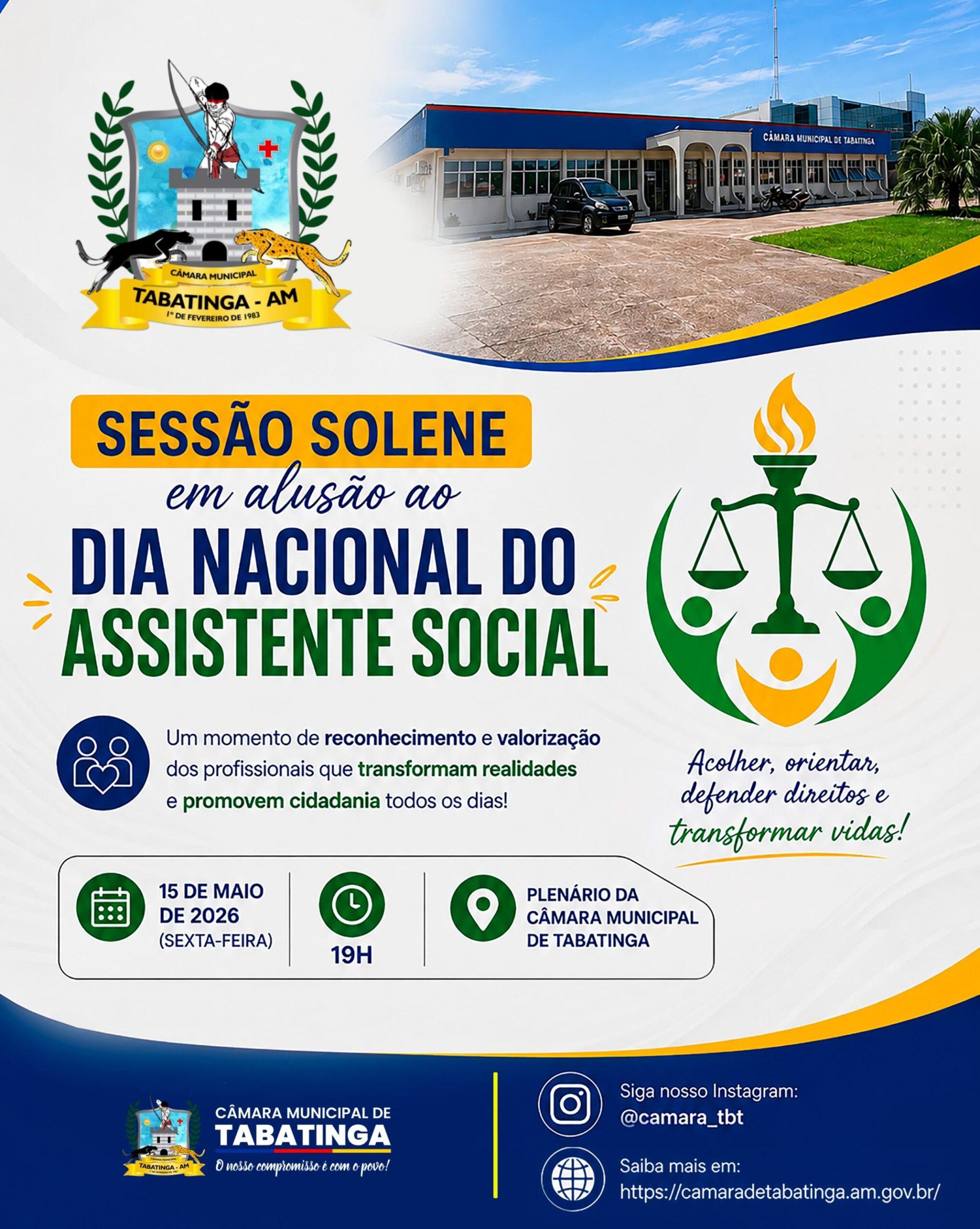 Sessão Solene em Alusão ao dia nacional do Assistente Social