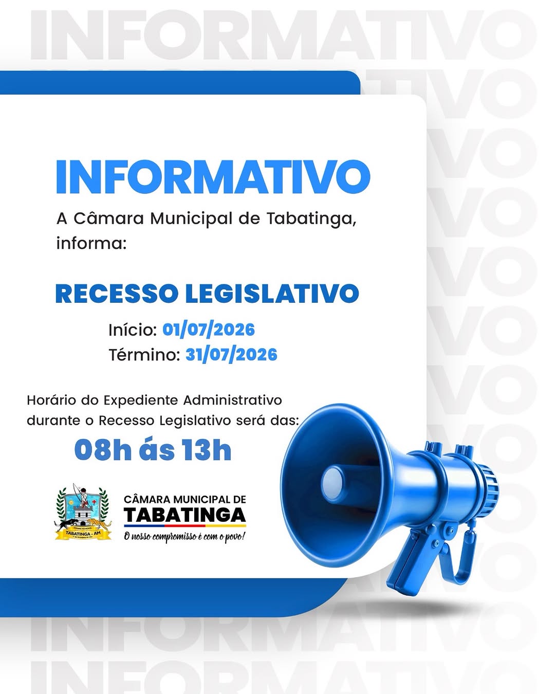 Informativo de Recesso Legislativo