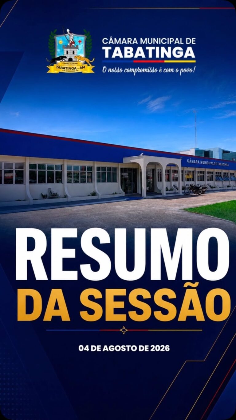 Resumo da Sessão - 4 de agosto
