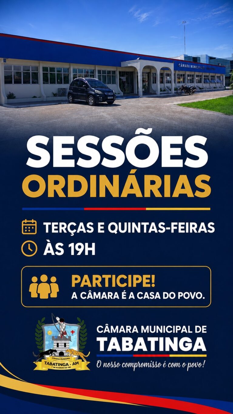 Data e horário das sessões